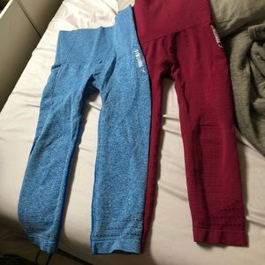 Two gymshark leggings lot